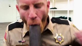 Gay police officers sucking free Body Cavity Search