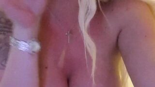 Big boobs milf masturbates with her dildo