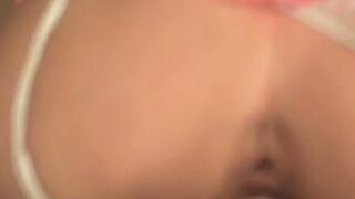 Striking brunette Victoria enjoys hardcore ride