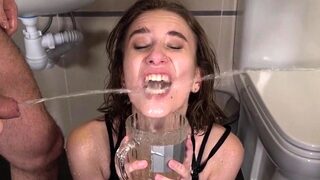 Skinny Babe Anastasia Double Penetrated Roughly by Two