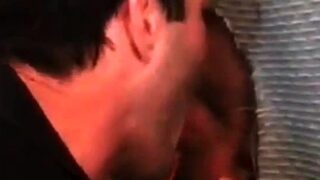 Sucking verbal guy at the glory hole