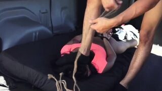 Jordan ash rough and wet bondage first time Engine issues