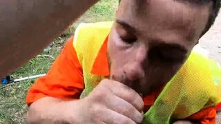 Free male glory hole gay sex movies Cock Sucking Field