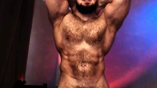Incredible sexy twink with hard big muscles solo jerking fun