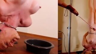 Amateur BDSM spanking slave fuck