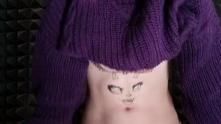 Amateur pantyhouse webcam teen strips and strokes her vagina