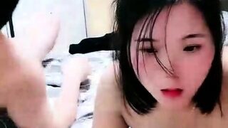 Close up fuck girl in big cock