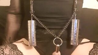 Kinky maso slut remote estim CBT January 23 2022 part 2
