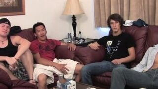 Thug gay porn toon Blake looks so serious as he