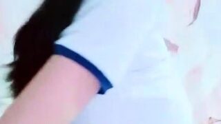 Pretty Japanese teen solo masturbation Uncensored