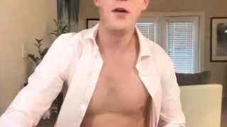 Solo masturbation and gay climax