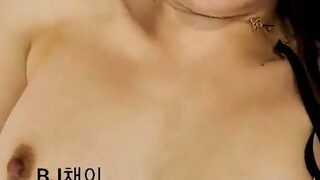 Naughty Asian milf Julia solo masturbation close up