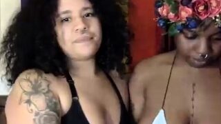 Black MILF with BIG boobs dancing and teasing