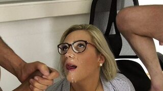 German Female MILF Teacher get Fucked by Two Guys in 3Some