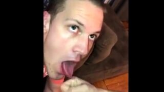 He swallows