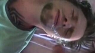 Virgin Boy fucked hard by 2 cocks