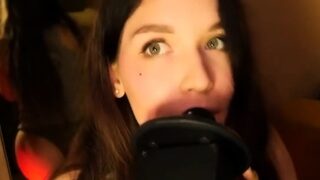 Blonde amateur MILF sucks and jerks for facial