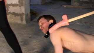 Pink labia close up of naive brunette