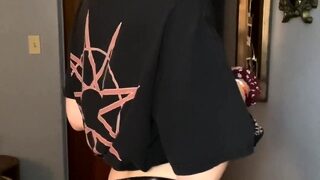 Brunette amateur homemade webcam ass