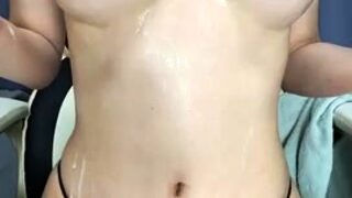 Amateur webcam babe dildo masturbation