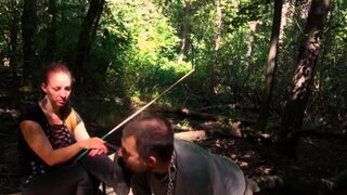 Goddess Zia – The enslaved woodsman- Lick my muddy riding