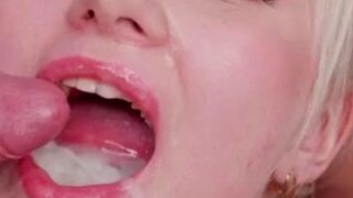 Amateur cunt close up fucking creampie
