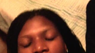 Skinny Black Girl First Massive White Dick