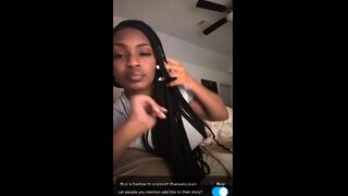 Hot Black Maid Does Some Webcam Black and Ebony