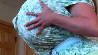 Big boobs milf masturbates with her dildo