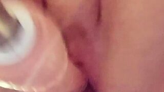 Chubby amateur Milf toyed and blowjob with facial cumshot