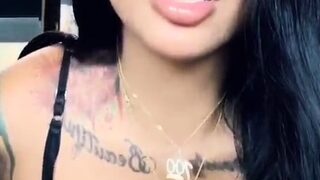 Chubby Brunette Big Boobs Dildo Masturbation