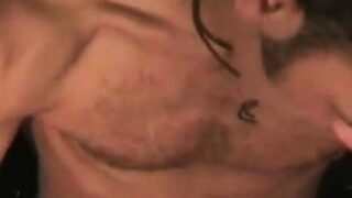 Cumloving German gay facialized in anal