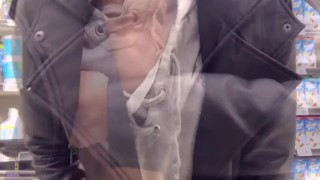 OtakuJennii trying out her new vibrating panties at the grocery store! HD (Vertical Video)