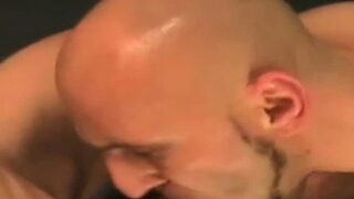 Barebacked gay fucked in tight anal hole