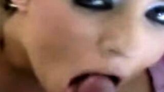 Glam blonde ass cumshot after hardcore anal
