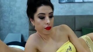 Gorgeous brunette exgf takes big cock in anal