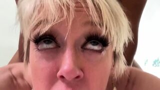 MILF POV Big Cock Blowjob