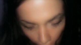 Pov homemade amateur facial cumshot and blowjob