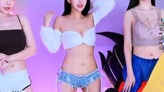 Sexy japanese teens creampie threesome