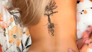 Blonde amateur babe fucking POV in public