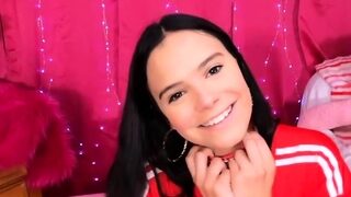 Darkhaired babe fucks stepdad after bj
