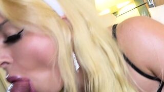 German blonde bunny teen get amateur anal atm