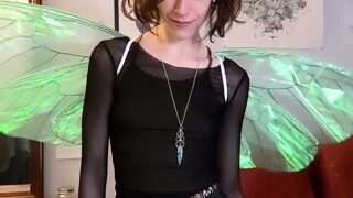 Cute curly brunette solo webcam masturbation