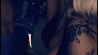 Deep throat interracial for blonde slut sucking big cocks