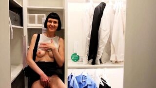 Ersties   Sexy Delfine Does Naughty Things Inside the Store