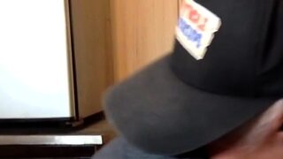 Homemade gloryhole DILF sucks in POV