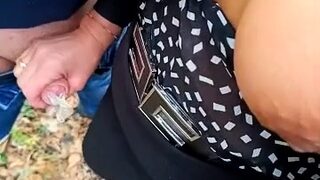 Brunette seductress working her big boobs and hot ass