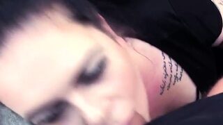 Chubby amateur fucked in public outdoor