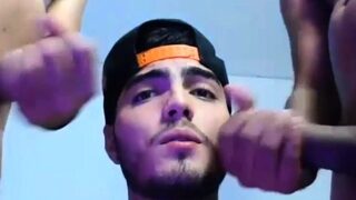 Double handjobs for latina guy on Cruisingcams com