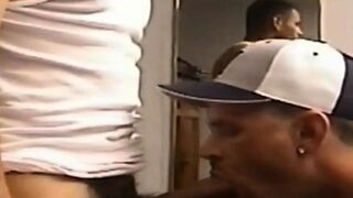 Seduced Black str8 sucked by gaydaddy